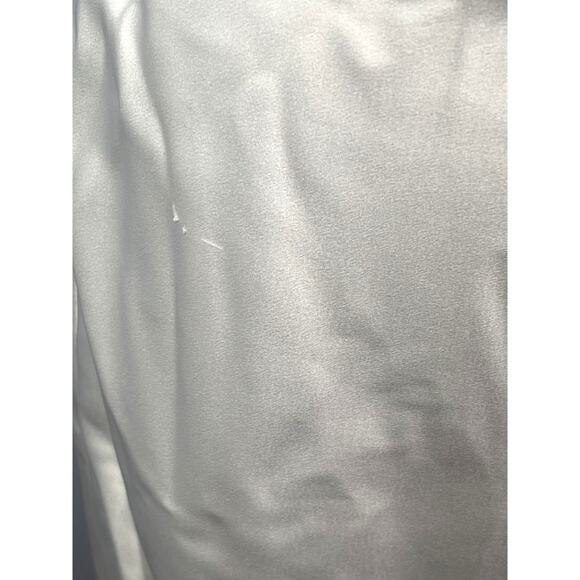 Bronx and Banco Elena Strapless Feather Gloves White Bridal Maxi Dress Sz Large - Picture 9 of 14